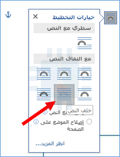 قائمة المستند من الصور في يتم ادراج يمكن ادراج