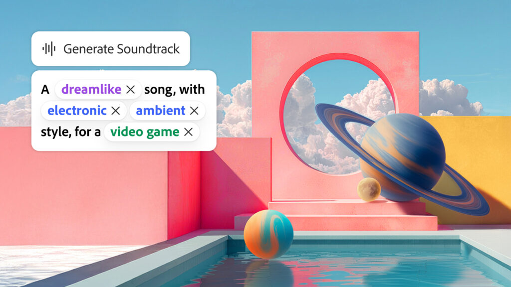 أدوبي تطلق ميزتين لتوليد الموسيقى والتعليق الصوتي بالاعتماد على الذكاء الاصطناعي