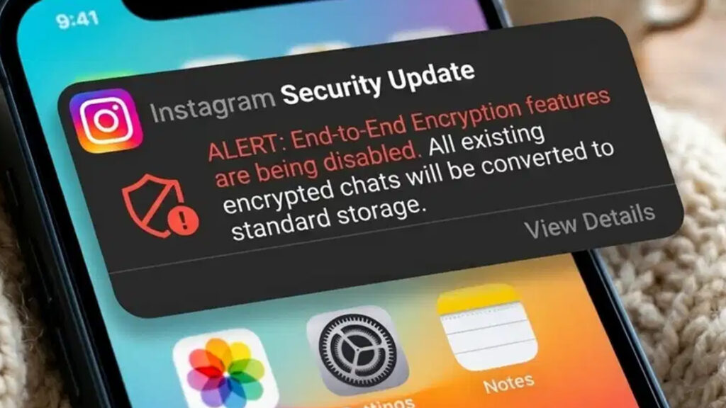 إنستغرام تلغي ميزة التشفير من طرف إلى طرف في خدمة المراسلة الخاصة بها