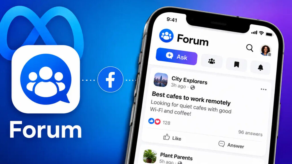 ميتا تطلق تطبيق جديد شبيه بمنصة Reddit