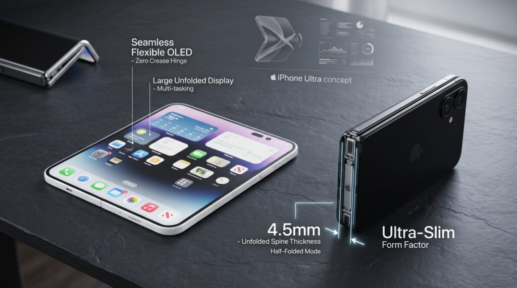 فيديو مفهوم جديد لـ iPhone Ultra يلقي نظرة فاحصة على هاتف آبل القابل للطي