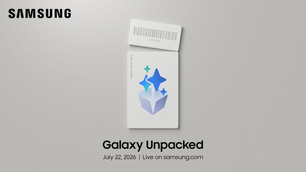 إطلاق حدث Samsung Galaxy Unpacked القادم في 22 يوليو