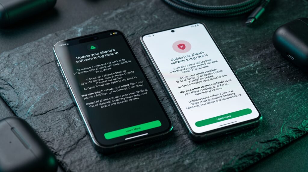 واتساب يبدأ بحظر تسجيل الدخول على أنظمة أندرويد و iOS القديمة لدواعي أمنية