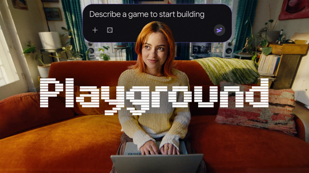 جوجل تطلق Playground لإنشاء الألعاب دون برمجة صورة ترويجية لمنصة Playground من جوجل