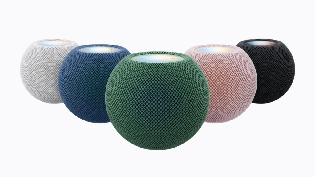 آبل تعلن عن HomePod mini 2 بسعر 149 دولارًا هوم بود ميني 2 بالأبيض والأزرق والأخضر والوردي ولون منتصف الليل