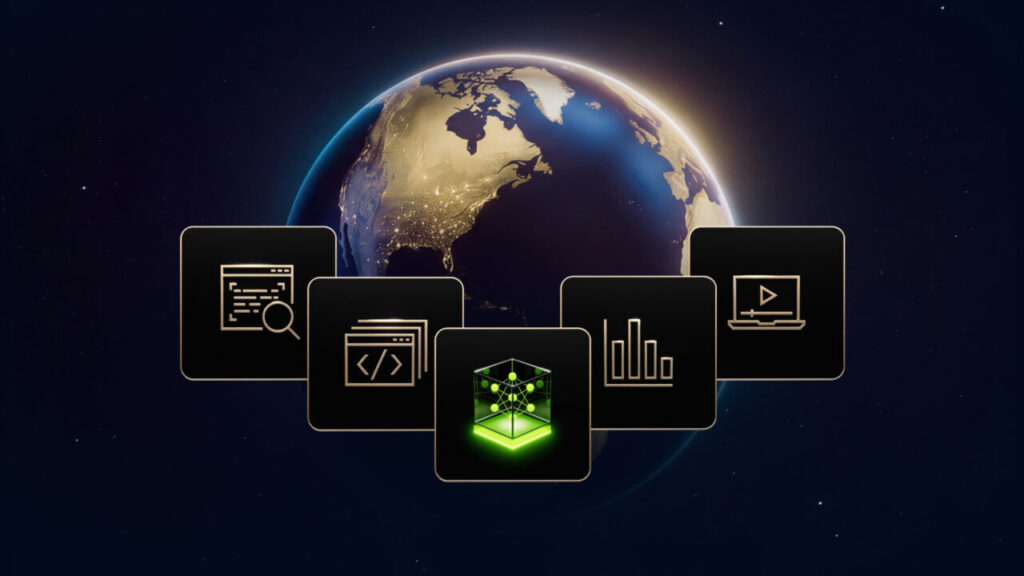 إنفيديا تكشف عن Nemotron 3.5 Super VL ونماذج Bolt للتشغيل المحلي رسم رسمي يوضح استخدام نماذج NVIDIA Nemotron في البرمجة وتحليل الصور والمخططات