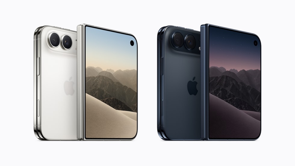 شكاوى من تلف الشاشة الداخلية في iPhone Duo بعد أيام من طرحه هاتف iPhone Duo سليم في صورة Apple الرسمية