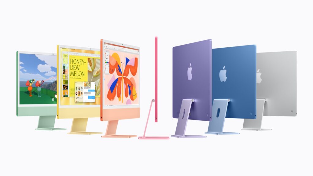 حواسيب iMac بمعالج M6 بألوانها السبعة