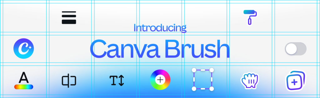 البانر الرسمي لأداة Canva Brush لتعديل عناصر التصميم بالذكاء الاصطناعي